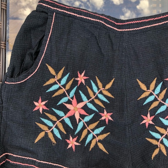 Embroidered shorts - Picture 2 of 3